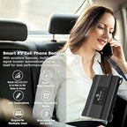 Vehicle Cell Phone Signal Booster for Car, Truck & RV – Boost 5G & 4G LTE for All U.S. Carriers (Band 2/4/5/12/13/17/25/66), FCC Approved Mobile Cellular Repeater