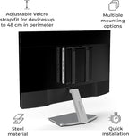 HumanCentric Universal Wall and VESA Mount, Adjustable Strap for Small Computers, UPS Units, Cable Boxes, Modems and Other Electronic Devices, Mounts on The Wall or Back of a Computer Monitor