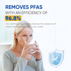 PUREPLUS NSF/ANSI 401, 53, 42 & NSF P473 Certified Replacement for LG LT500P, ADQ72910901, GEN11042FR-08, Kenmore 9890, 469890, HDX FML-1, ADQ72910907 Refrigerator Water Filter, 2Pack