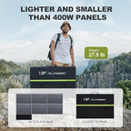 ALLPOWERS SP039 600W Foldable Solar Panel, 24% Efficient IP66 Waterproof for RV Camping Home & 12V Systems, Compact Portable Design（SP039-600W