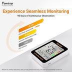 Temtop Smart Air Quality Monitor - Indoor Air Quality Meter with PM2.5, AQI, Temperature and Humidity Detector for Home, Office or School, App Connectivity, OTA Updates, 60-Day Battery Life