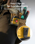 3-in-1 Digital Tape Measure with Laser, 165Ft Laser Tape Measure & 16Ft Digital Measuring Tape, 8 Metric and Imperial Units, Distance Area Volume 1/2 midpoint, Laser Measure Tool, Almighty Tools, APP