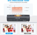 Laminator Machine, Bonsen 13 Inch Wide Thermal Laminator with Never Jam Technology, A3 Laminating Machine with 100 Laminating Sheets for School, Office and Home, Black (L3402)
