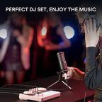 MAONO Podcast Equipment Bundle Audio mixer All-in-One Podcast Production Studio with 3.5mm Microphone for Live Streaming, Podcast Recording, PC, Smartphone, DJ MaonoCaster Lite (AU-AM200-S1)