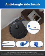 Yivy 27PCS Accessories Kit for Ecovacs Deebot T30C Omni/T30C Omni Gen2 Robot Vacuum Cleaner: 1 Main Brush, 6 Side Brushes, 6 Dust Bags, 4 HAPE Filters, 8 Mop Pads, 2 Cleaning Brushes