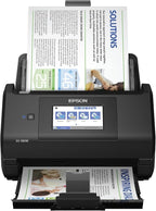 Epson Workforce ES-580W Wireless Color Duplex Desktop Document Scanner for PC and Mac with 100-sheet Auto Feeder (ADF), Intuitive 4.3' Touchscreen