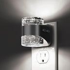 L LOHAS LED Night Light, 5000K Bubble Night Lights Plug into Wall, Acrylic Night Lights with Light Sensor, Adjustable Brightness,Soft White Plug in Nightlights for Rooms Bathroom Hallway