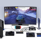 RuiPuo 8-Input to 1-HDMI-Output Converter (Consisting of 4 AV Inputs and 4 HDMI Inputs) Switchbetween Quick Different Sources(8 in-1 Out)