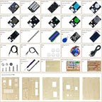 LAFVIN IOT ESP32 Smart Home Starter Kit Supports Voice Recognition and App Control Compatible with Arduino IDE with Tutorial