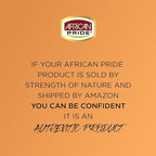 African Pride Black Castor Miracle Hold & Cover Edges Hair Gel with Black Castor Oil & Coconut Water Edge Control for Braids, Locs, Slick Styles & Strong Hold 2.25oz