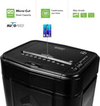 Aurora AU120MA 120-Sheet Auto Feed High Security Micro-Cut Paper Shredder / 30 Minutes (Black)