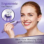 rategist Cordless Electric Razors for Women: Rechargeable Painless Bikini Trimmer for Body Hair - IPX7 Waterproof Shaver with LED Display for Face/Underarm/Leg Deep Purple