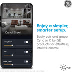 GE Cync Paddle Dimmer Smart Switch, Highly Customizable Dimmer Switch, Works with Alexa and Google Home, Matter Compatible, Easy to Install Smart Light Switch (1 Pack)
