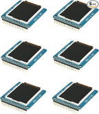 hiBCTR 6-Pack 1.8-Inch ST7735R SPI 128 * 160 TFT LCD Display Module with PCB
