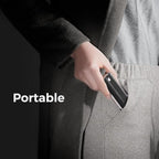 CLICK CLEAN 2Pcs Screen Cleaner, Fingerprint Proof Mist Cleaner Spray, All-in-One Cleaner with Microfiber, Shell and Phone Stand for All Phones, Laptop and Tablet Screens (Black + Grey)
