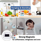 Classroom Timers for Teachers Kids Large Magnetic Digital Timer Teacher Supplies 4 Pack-Blue White