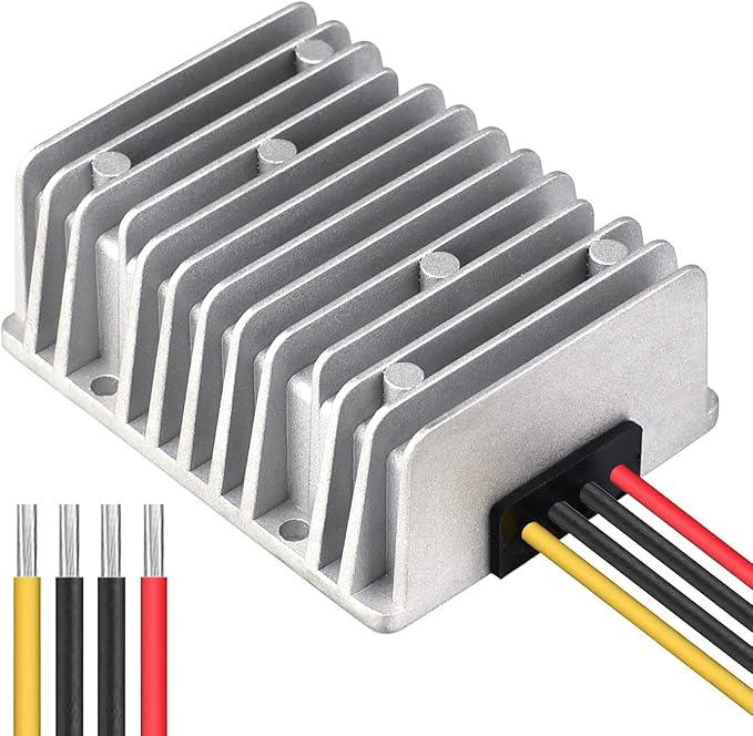 Cllena DC 40V-90V to 12V Converter Voltage Regulator Reducer 48V 60V 72V Step Down to 12V 20A 240W Converter Waterproof Buck Transformer Power Supply for Golf Cart Club Car LED Light