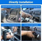 Q21-6012 AC Climate Control Module Compatible with Peterbilt 325 330 335 337 348 357 365 367 378 379 384 385 386 388 389 Trucks A/C Control Panel, Q216012 HVAC Air Temperature Controller Switch Unit