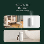 Essential Oil Diffuser, Waterless Aromatherapy Diffusers, 2025 Updated Nano Atomization Scent Air Machine with Timer and Auto-Off Switch for Home, Office, Hotel Collection(White, Updated Version)