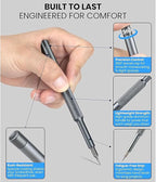 Card Holder 25-IN-1 Precision Small Screwdriver Set, Professional Mini Bit Tool Set for Glasses, Watch, Ring Doorbell, Electronic，Computer，high-strength steel Screw Driver，Magnetic，Gift for Mens