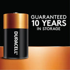 Duracell Coppertop C Batteries, 10 Count (Pack of 1), C Battery with Long-lasting Power, All-Purpose Alkaline Battery for Household and Office Devices