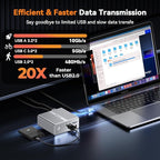 TobenONE Quad Monitor Docking Station with 4 HDMI, 18-in-1 DisplayLink Docking Station with 120W Charger, Dock for Thunderbolt 4/3 Laptops, USB-C Windows, MacBook(4 USB, 2 USB-C, Ethernet,SD/TF,Audio)