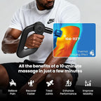 BOB AND BRAD D6 Pro Max+ Massage Gun with Heat and Cold, Powerful Deep Tissue Percussion Massager with 16mm Amplitude, FSA Eligible & HSA Approved Professional Muscle Massager Gun for Athletes