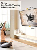 Mounting Dream UL Listed TV Mount Swivel and Tilt for Most 13-42 Inch TVs, Full Motion TV Wall Mount Bracket with Articulating Arm, Max VESA 200x200mm, Loading 50 lbs, MD2465