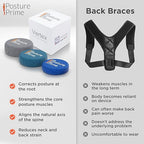 Vertex Weighted Cushion Forward Head Posture Corrector for Women Men - 3 Size Options Neck Workout Equipment Set - Head Neck Straightener Back Alignment for Home - No straps needed
