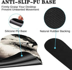 Britimes Black Ink Landscape Keyboard Mouse Pad Set 4in1 Large Mousepad+Keyboard Wrist Rest+Mouse Wrist Rest+Coaster Set with Ergonomic Design for Home Office Computer 35.4x15.7 inches
