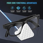 Charging Stand Dock Compatible with Ray-Ban Meta Smart Glasses - Glasses Charger for Wayfarer, Headliner, Skyler, Renewed, Oakley Meta HSTN, Portable Smart Glasses Charger Dock with Adapter (White)