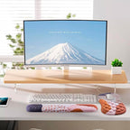 Mouse Pad Wrist Support, Laokiiy 2 in1 Keyboard Wrist Rest+ Ergonomic Mouse Pad, Non-Slip Wrist Rest for Computer Keyboard, Made Easy Typing & Relieve Wrist Pain Boho