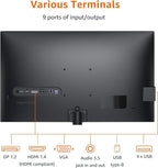 Amazon Basics 27 inch Monitor, FHD 1080P, Max 100Hz, VESA Compatible, Built-in Speakers, Black