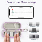 CoBak Case for KardiaMobile EKG Monitor 1-Lead/for Kardia Mobile Heart Monitor 6-Lead/for KardiaMobile 6L Max/for Apple and Android Devices - CASE ONLY