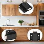 4 Pack Magnetic Push Latch,Heavy Duty Magnetic Touch Latch,for Push to Open Cabinet or Kitchen Drawer, Kitchen Door,on Strong Pop Out (White - 2.7 inch, 4 Pack)