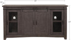 Martin Svensson Home Sierra 65" Solid Wood TV Stand, Grey