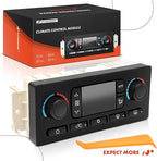 A-Premium Automatic Climate Control Module A/C & Heater Control Panel Compatible with Chevy, GMC & Cadillac - 2003 2004 Silverado, Sierra 1500/2500, Tahoe, Avalanche, Yukon - with Rear Window Defogger