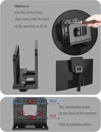 NOTMBESTM Adjustable Wall Mount Shelf Holder for Mini pc, WiFi Router, Modem, Universal Cable Box Mount Fit for Mac mini, TV Box, Media Players and Other Devices with Thickness Up to 65 mm (Black)