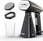 IRONDAY Steamer for Clothes, 1200W Portable Handheld Garment Steamer&Iron 2-in-1 with Fast Heat-up, Auto-Off, 350ml Water Tank, Powerful Foldable Handle Clothes Steamer Compact Size for Travel Home