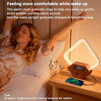 Xunhomon Sunrise Alarm Clock for Bedrooms Heavy Sleepers 15 Sleep Sounds White Noise Machine Baby/Adults 3 Color Table Lamp 10 Ringtones with PD22.5W USB C Fast Charger Birthday Gifts for Women