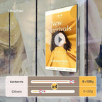 Canlarriz Digital Signage Display 75 inch Wall Mount Digital Menu Board for Restaurants and Stores Advertising Screen 500 nits Ultra-High Brightness 4K UHD Free Web Content Editor Android 4GB + 64GB