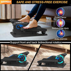 Under Desk Elliptical Machine, Electric Elliptical Exerciser for Senior, Quiet and Small Electric Seated Pedal Exerciser for Home with Remote Control and 12 Adjustable Speeds