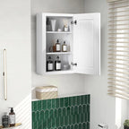 Wall Kitchen Cabinets, RTA Cabinets, White Shaker Cabinet, Wall Mounted, RTA Upper Cabinet, Modern for Kitchen and Bathroom with Door, 15" W x 30" H x 12" D