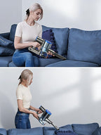 Cordless Vacuum Cleaner, 30Kpa/400W/45 Mins Small Stick Vacuum Cleaner, Rechargeable, 80000RMP Lightweight Handheld Vacuum for Home with LED Display Screen, for Hardwoods/Floors/Carpets/Pet Hair, 5lb