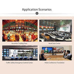 Zopsc DMA Fuser, HD Multimedia Interface Fuser, Overlay 2K 144Hz Display Synthesizer, Best for Financial Trading Rooms, Bank Data Centers, Emergency Control Centers (US Plug)