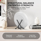 TR-LIFE Plate Stands for Display, 6 Inch, 4-Pack, Plastic Picture Frame Holder Easels for Plates, Pictures, Books, Signs, Plaques