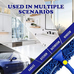 Window Cleaner Squeegee Kit - 2.38M (94ft) Cleaning Equipment with Long Handle 3 in 1 Extendable Window Cleaning Tool for High Windows,Glass,Home,Wall and Car