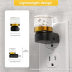 L LOHAS LED Night Light, 2 Pack Night Lights Plug into Wall, 3000K Soft Light LED NightLights, Built in Dusk to Dawn Sensor Bubble Wall Light for Hallway, Bathroom, Rooms
