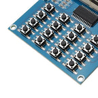 2PCS TM1638 LED Display 8Bit Digital Tube Module 16 Keys 3-Wire Control Keyboard for Arduino DIY