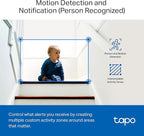 Tapo 1080P Indoor Wired Security Camera - Works as a Baby & Pet Monitor, Motion Detection, 2-Way Audio, Siren, Night Vision, Subscription-Free Local or Optional Cloud, Works with Alexa, C100(4-Pack)